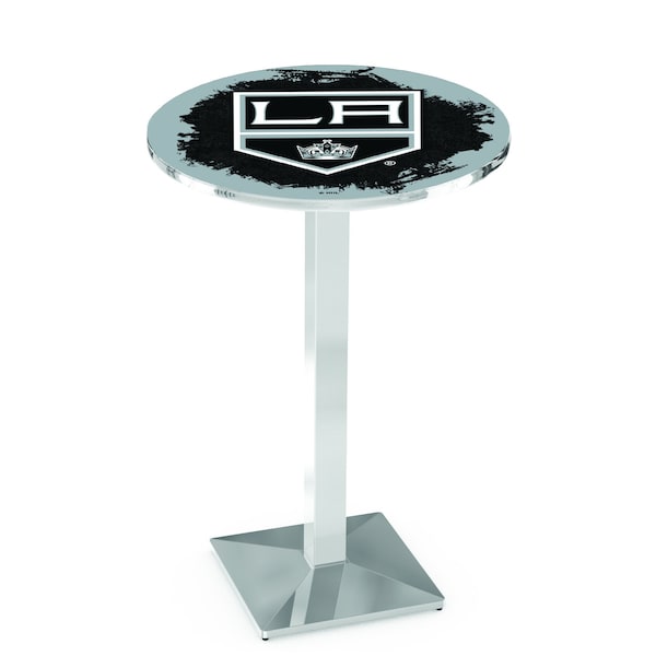 42" Chrome Los Angeles Kings Pub Table